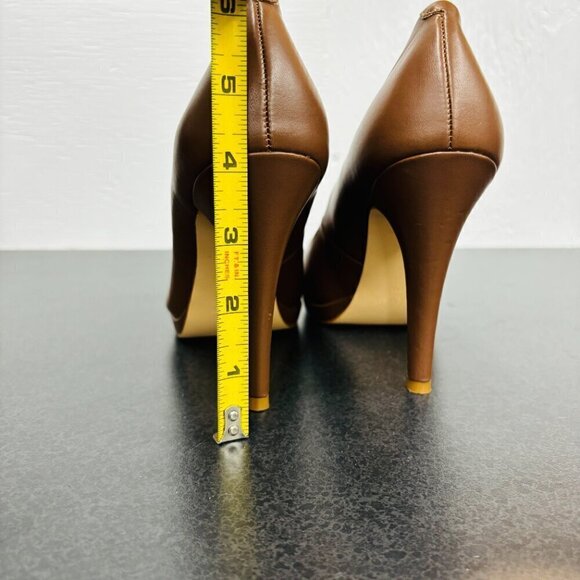 Nine West Kristal High Heel Brown 4" Women's Size 7 - Picture 10 of 11